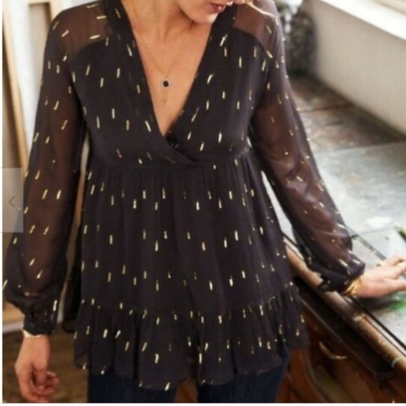 Sezane Stella Tunic Top EU 36 / US 4 - Picture 3 of 14